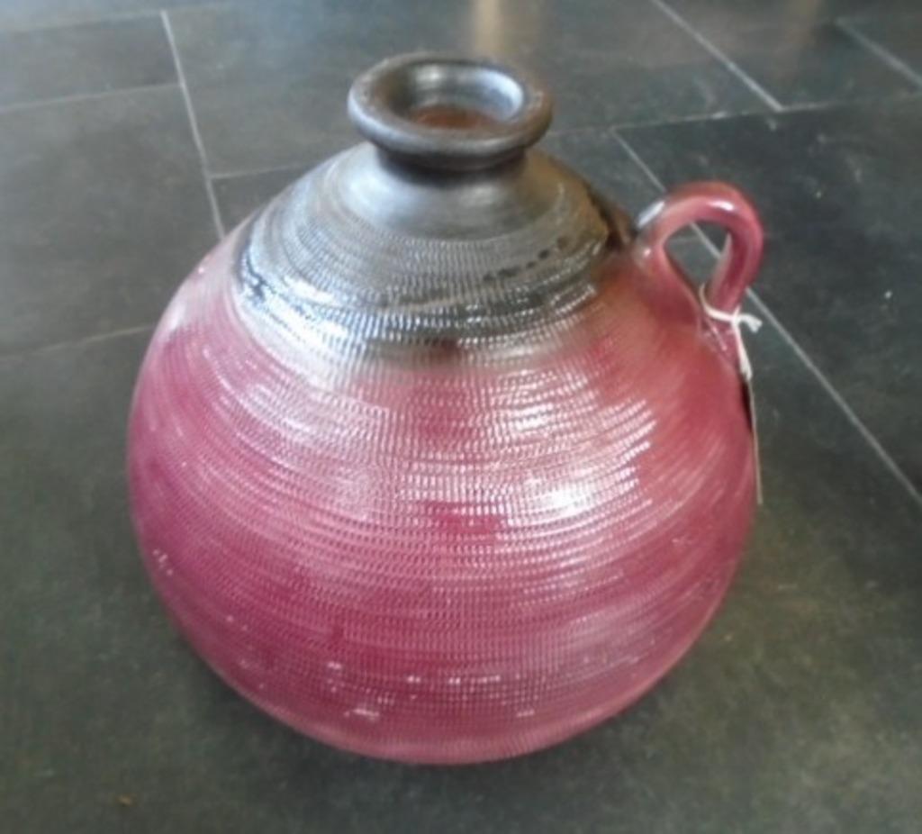 LATINA FLES BOL GROOT HOOG 29 CM DIA 33 CM (1) NIEUW, Moins de 50 cm, Poterie ou Porcelaine, Enlèvement, Neuf