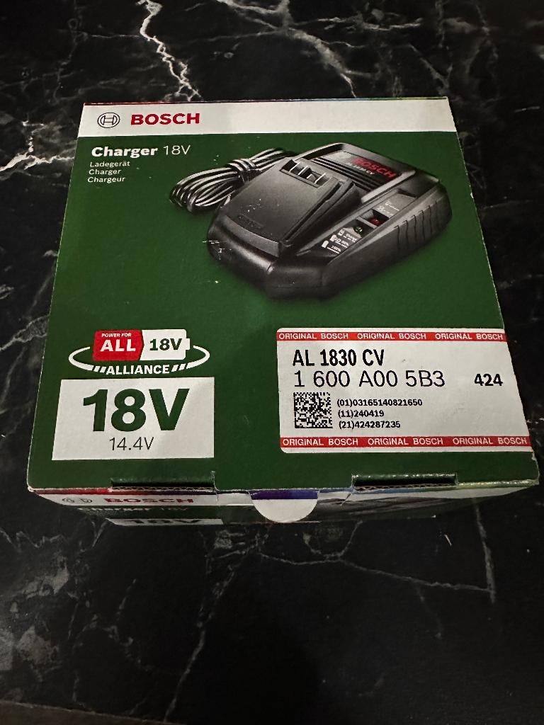 Bosch AL 1830 CV lader NIEUW, Ophalen of Verzenden, Nieuw