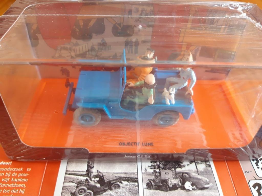 Kuifje - Tintin 'Raket naar de maan - de Jeep Cj-2A' 2013, Collections, Envoi, Tintin, Neuf, Statue ou Figurine