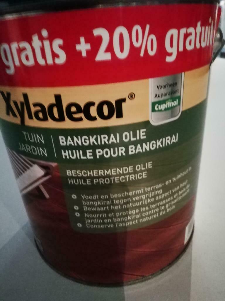 Bangkirai olie pot 3l, Tuin en Terras, Ophalen