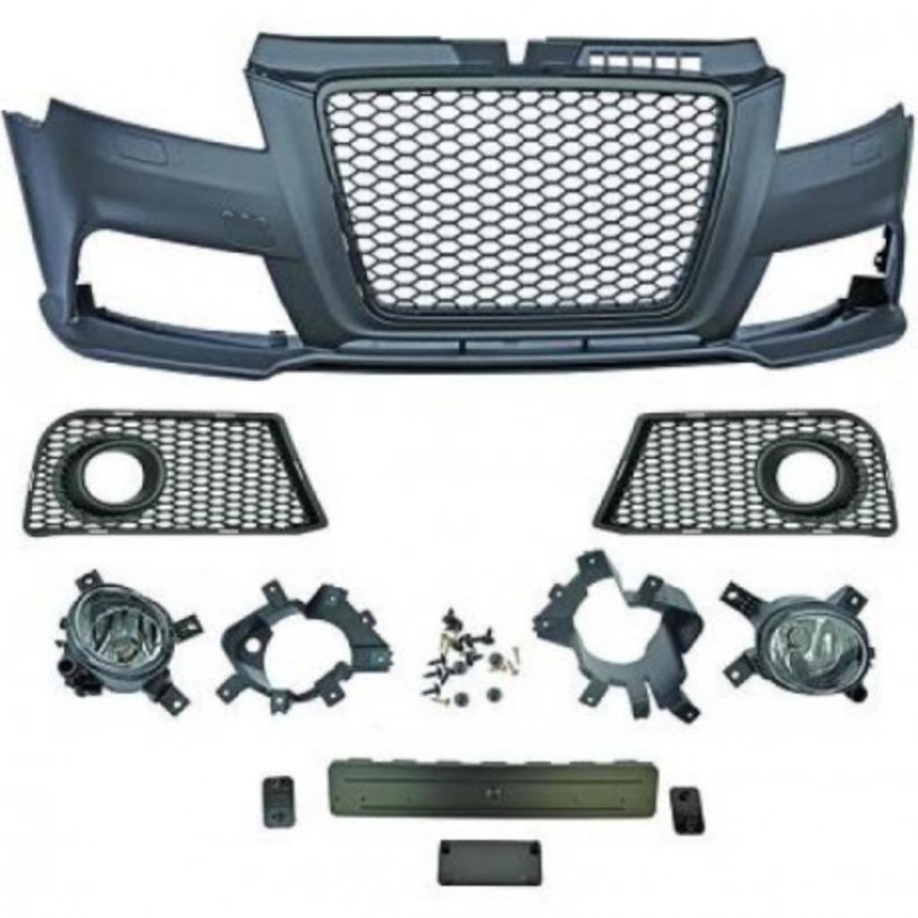 PARE CHOC AVANT DESIGN AUDI A3 (08-12) LOOK RS3 - MOD 1, Auto diversen, Tuning en Styling, Ophalen of Verzenden
