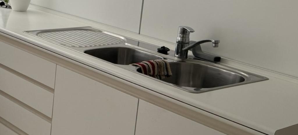 Dubbele spoelbak Franke, Huis en Inrichting, Keuken | Keukenelementen, Ophalen, Gebruikt