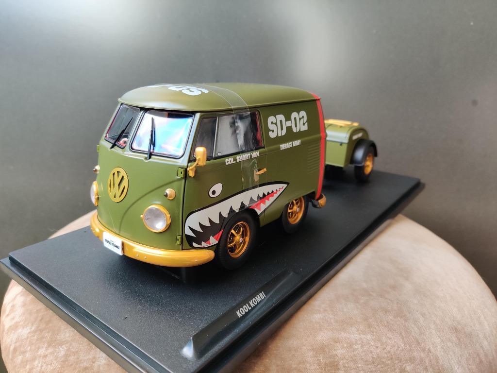 Volkswagen Kool kombi army fighter 1950 Solido 1:18 neuf., Ophalen of Verzenden, Nieuw, Auto, Solido