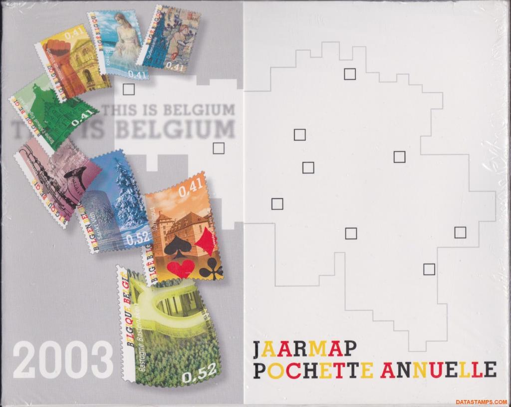 Année 2003 ** - pochette annuelle - Belgique, Timbres & Monnaies, Enlèvement ou Envoi