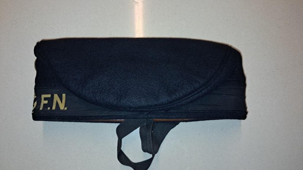 BELGIQUE - ABL - BONNET DE MARIN, Collections, Enlèvement ou Envoi, Marine, Casque ou Béret