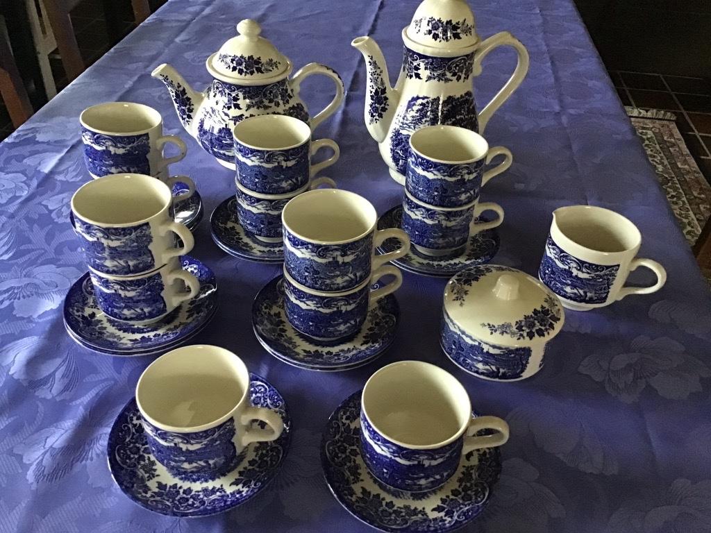 Broadhurst Staffordshire koffieservies, Antiquités & Art, Enlèvement
