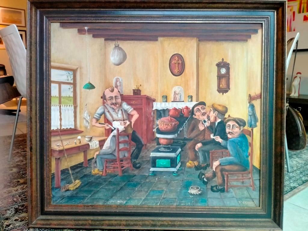 Schilderij van Roger Erauw ., Ophalen