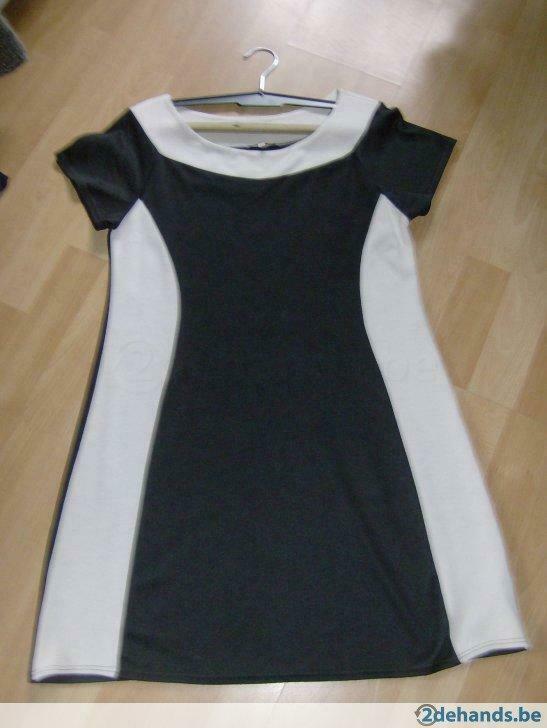 tuniek zwart/wit merk rhetorique - maat 4 = l, Vêtements | Femmes, Blouses & Tuniques, Porté, Taille 42/44 (L), Autres couleurs