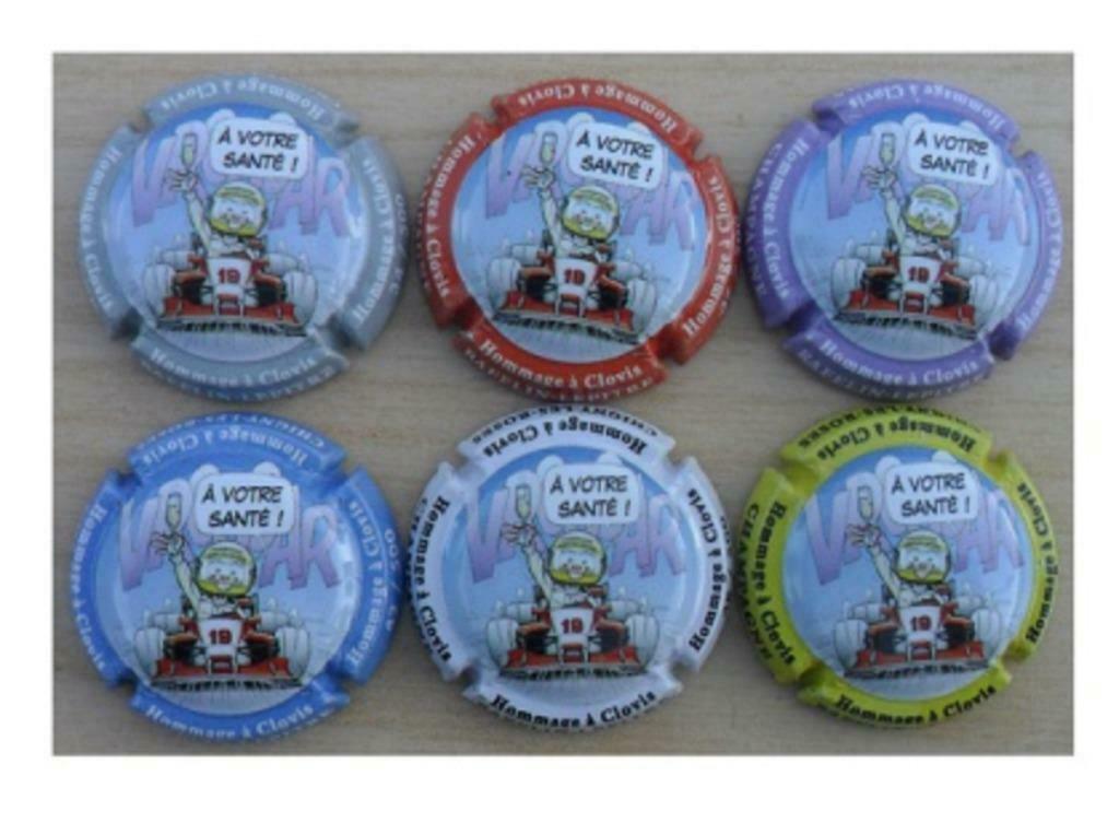 Champagne capsules - Rafflin-Lepitre 19 Hommage a Cl.(L7722, Collections, Envoi, Comme neuf