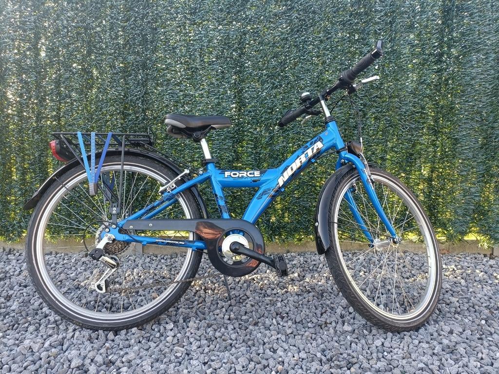 Blauwe fiets 24", Ophalen, Zo goed als nieuw, 20 inch of meer, Norta