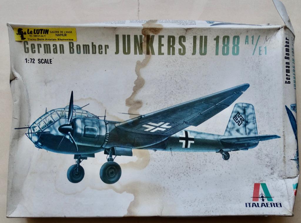 ITALERI 1:72 - JUNKERS JU 188 A1/E1, 1:72 tot 1:144, Italeri, Nieuw, Ophalen of Verzenden