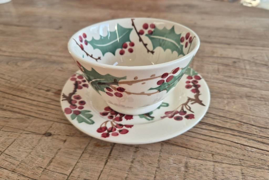 Kopje en onderbord van Emma Bridgewater, Ophalen