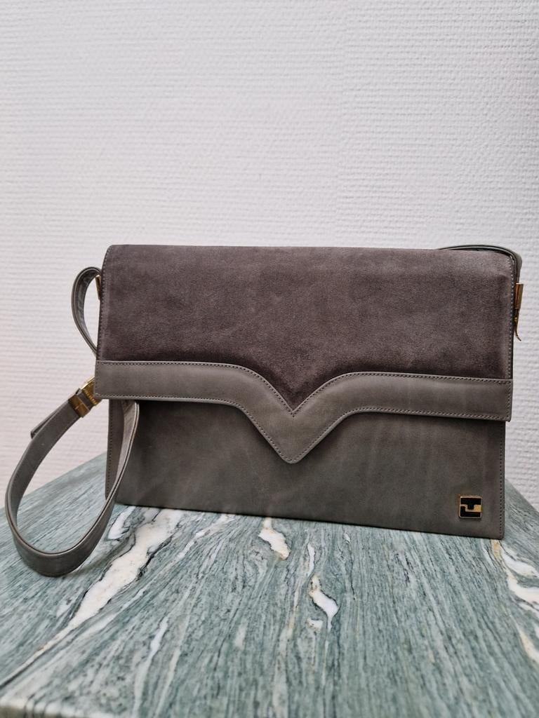 Superbe sac à main en cuir Ted Lapidus, Enlèvement ou Envoi, Cuir