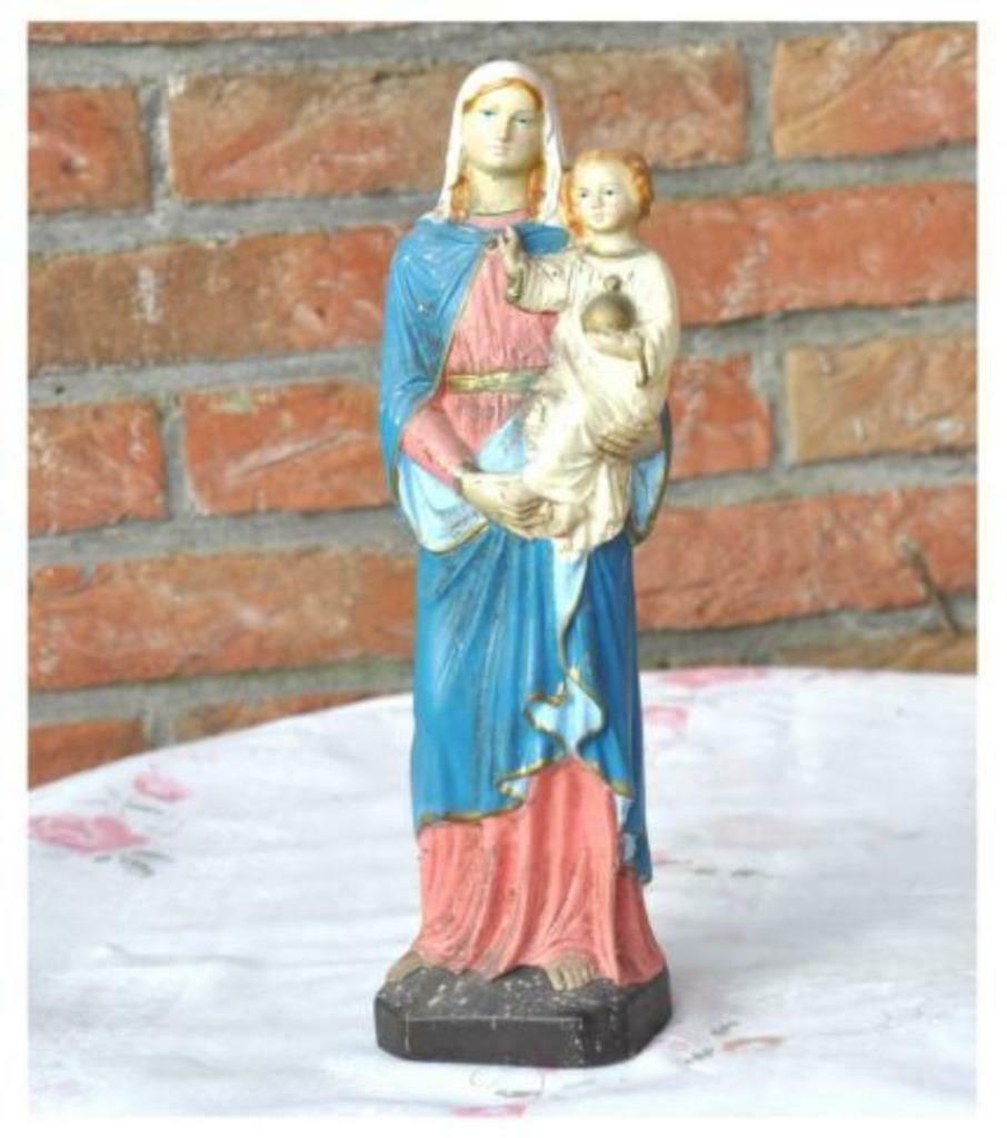 § vierge a l'enfant en resine, Enlèvement ou Envoi
