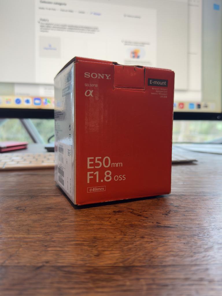 Sony SEL 50mm F/1.8 OSS (NIEUW), Ophalen of Verzenden, Nieuw, Macrolens