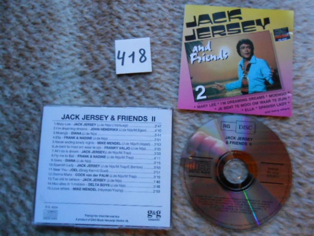 CD Jack Jersey and friends  2, Cd's en Dvd's, Ophalen of Verzenden, Gebruikt