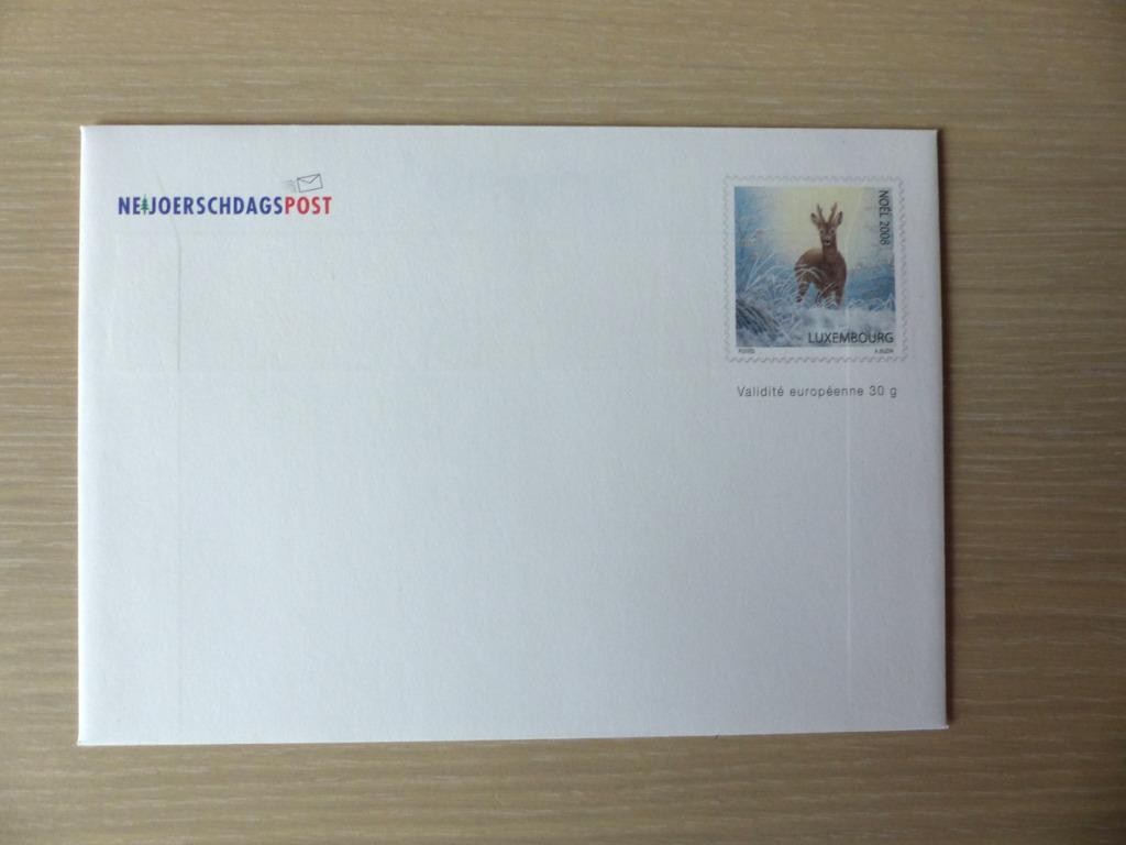 Buzin 2008 :  enveloppe avec timbre imprimé Noël "CHEVREUIL", Enlèvement ou Envoi, Europe