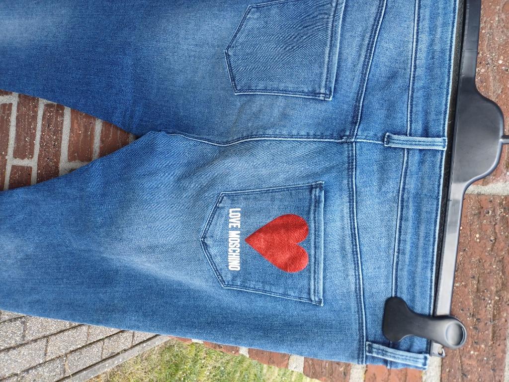 Partij Dames broeken Moschino, Moschino, Enlèvement ou Envoi, Neuf, Bleu