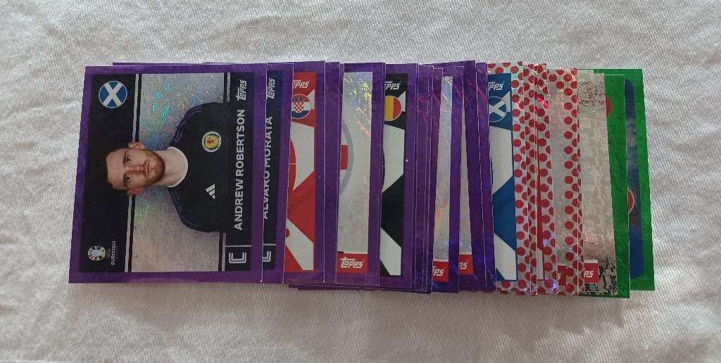 Euro 2024 stickers met speciale rand, Hobby en Vrije tijd, Stickers en Plaatjes, Zo goed als nieuw, Meerdere stickers, Ophalen of Verzenden
