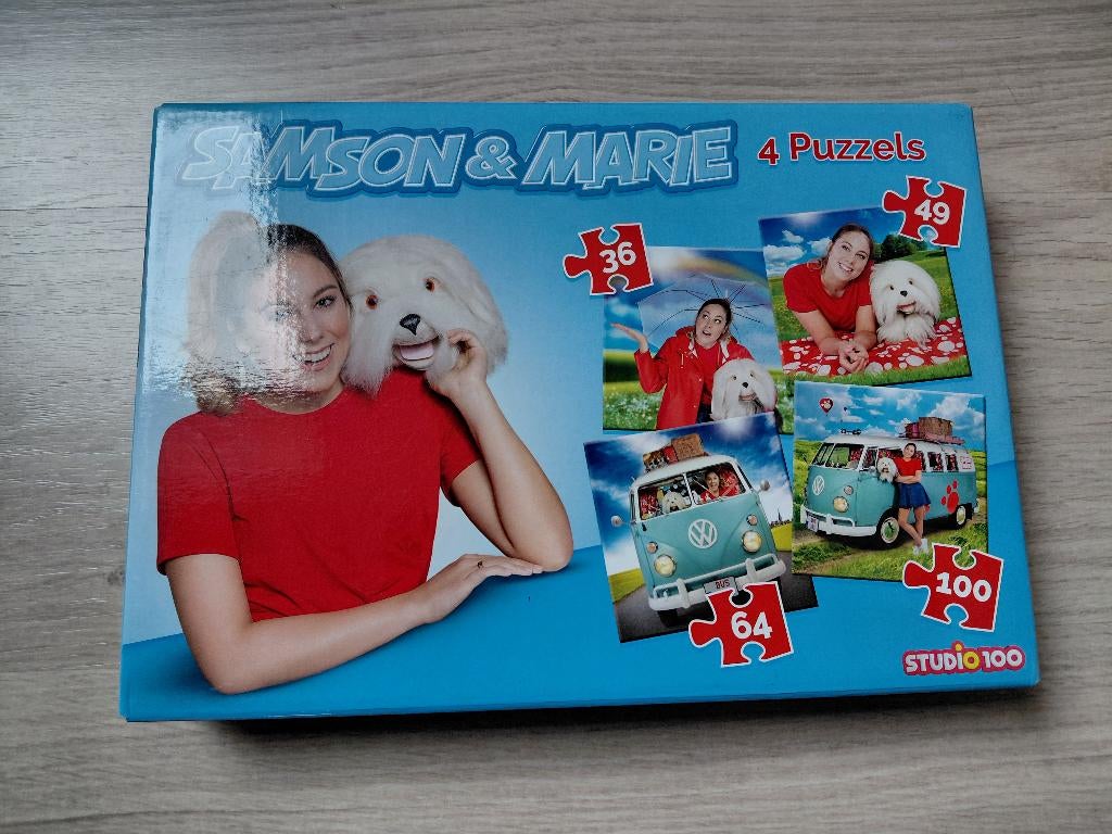 Samson en Marie 4 puzzels, Enlèvement ou Envoi, Plus de 50 pièces, Comme neuf
