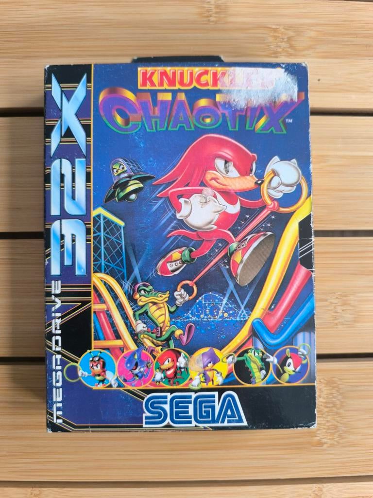 Knuckles Chaotix - Sega Megadrive 32x, Games en Spelcomputers, Ophalen of Verzenden, Gebruikt, Mega Drive