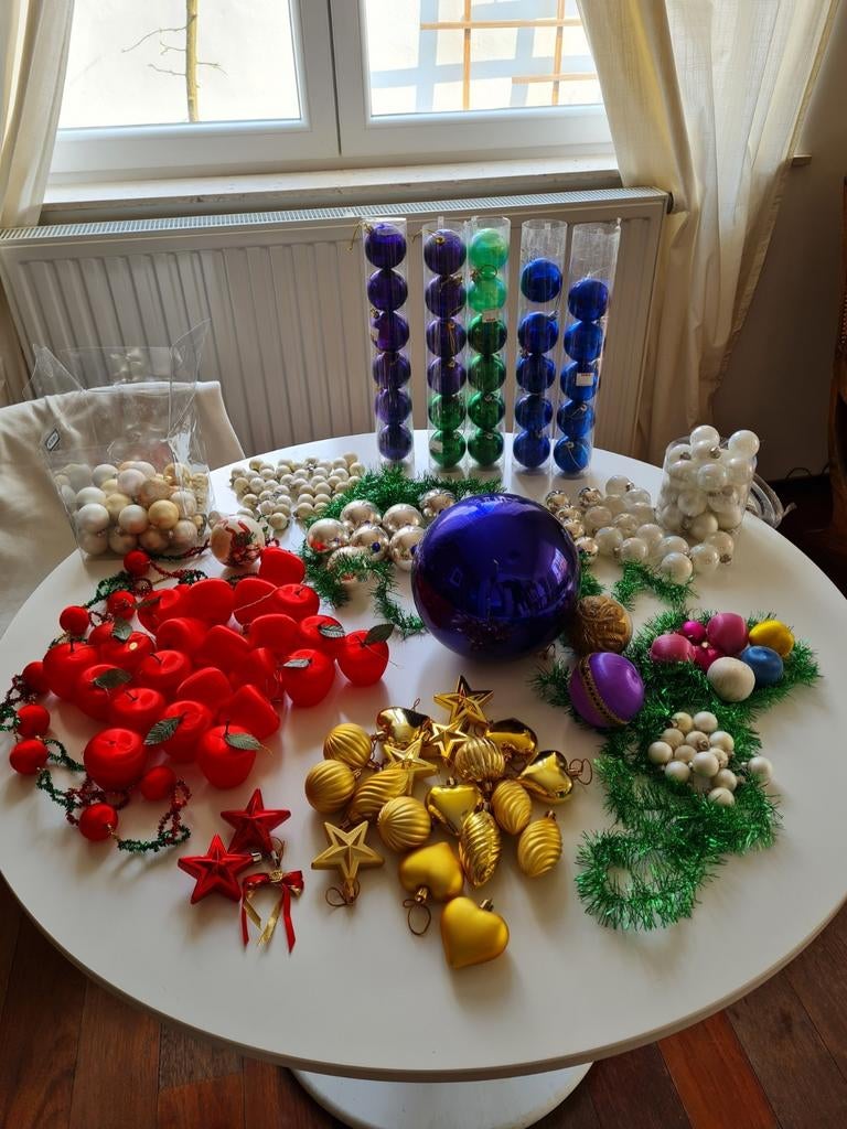 Veel kerstballen, Diversen, Ophalen, Gebruikt