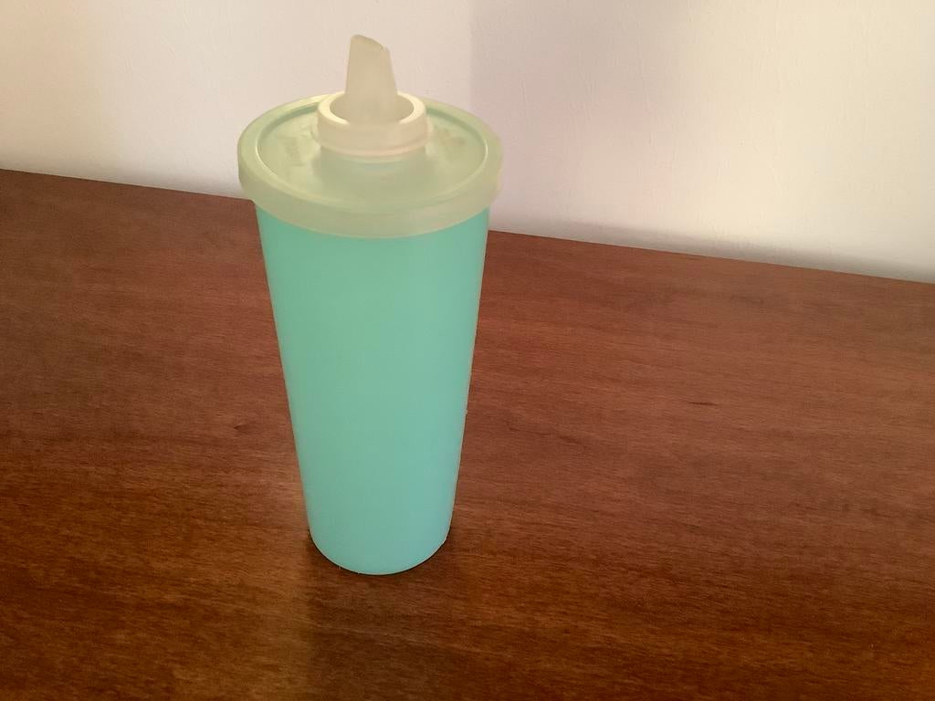 Tupperware beker, Ophalen, Gebruikt, Blauw, Beker of Kan
