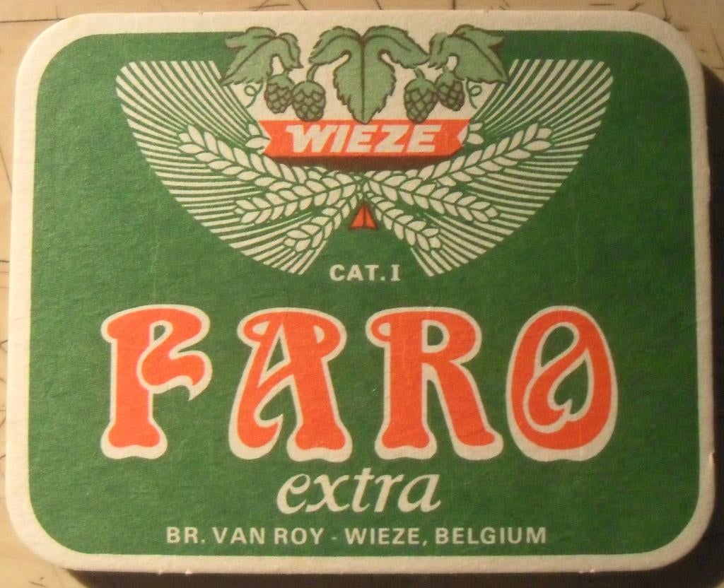 Sous-bock "Wieze" - Faro extra, Ophalen of Verzenden, Viltje(s)