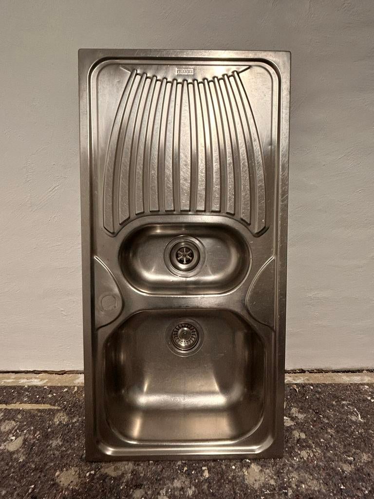 Inox spoelbak, Huis en Inrichting, Ophalen, Gebruikt