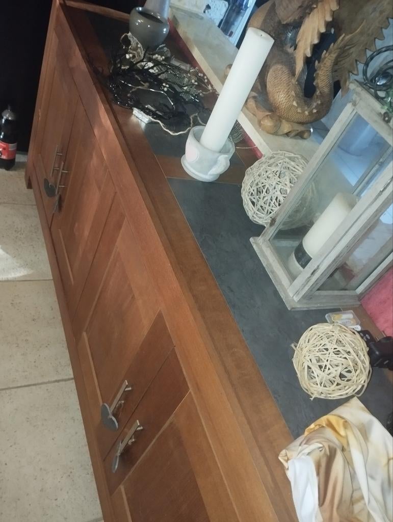 Dressoir buffet, Enlèvement, Comme neuf, Teck