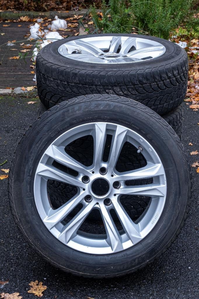 PNEUS D'HIVER BMW SÉRIE 5 AVEC JANTE, Autos : Pièces & Accessoires, Pneus hiver, Véhicule de tourisme, Enlèvement, Utilisé