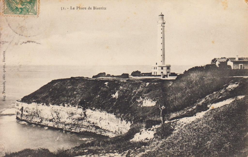 1900 - FRANKRIJK - Le Phare de Biarritz, Verzenden, Voor 1920, Gelopen, Frankrijk