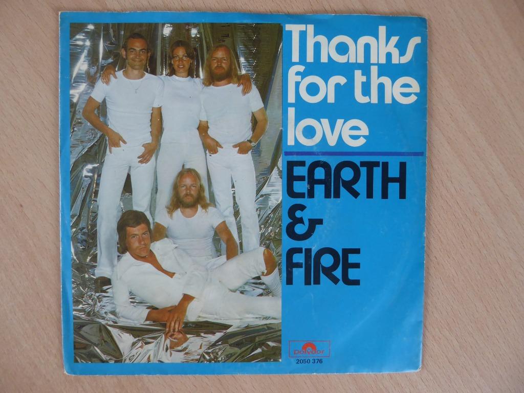 EARTH & FIRE : THANKS FOR THE LOVE/EXCERPTS FROM...(SINGLE), Ophalen of Verzenden, Zo goed als nieuw, Pop