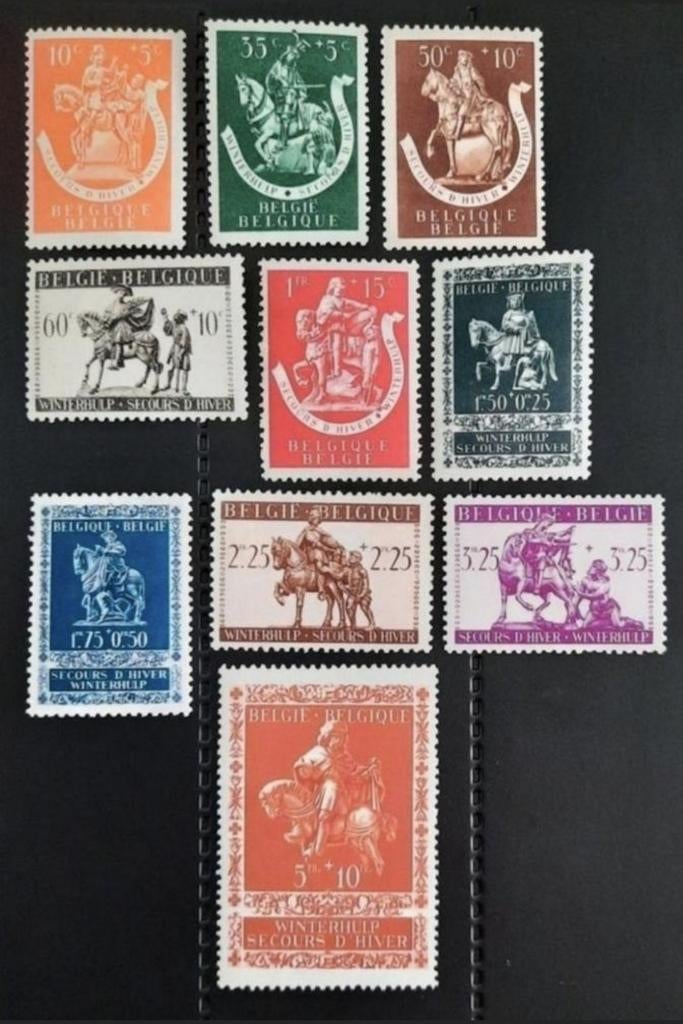 Belgique : COB 603/12 ** Secours d'hiver No 5 1942, Timbres & Monnaies, Sans timbre, Neuf, Enlèvement ou Envoi, Non oblitéré