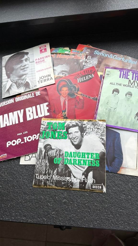Diverse oude vinyl platen, Enlèvement, Utilisé