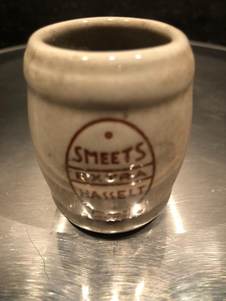 smeets EXTRA Hasselt borrelglaasje, Enlèvement, Utilisé, Verres et Verres à shot