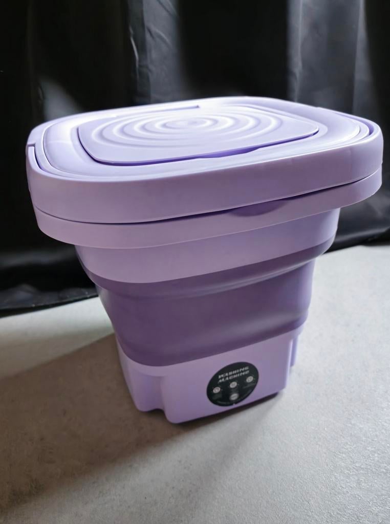 machine à laver portable pliable violette, Enlèvement ou Envoi, Neuf, Violet