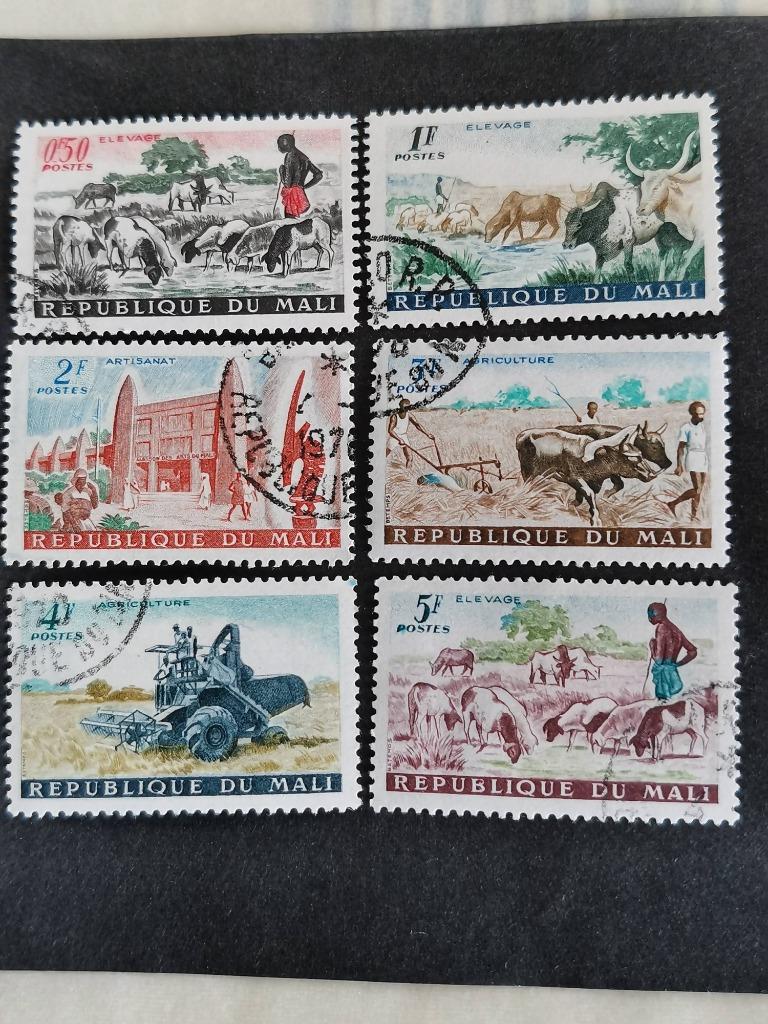 Mali 1961 - agriculture et élevage, Enlèvement ou Envoi, Autres pays, Affranchi