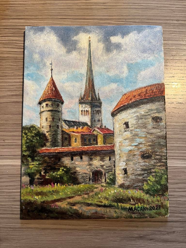 Tableau Peinture Tallinn Estonie