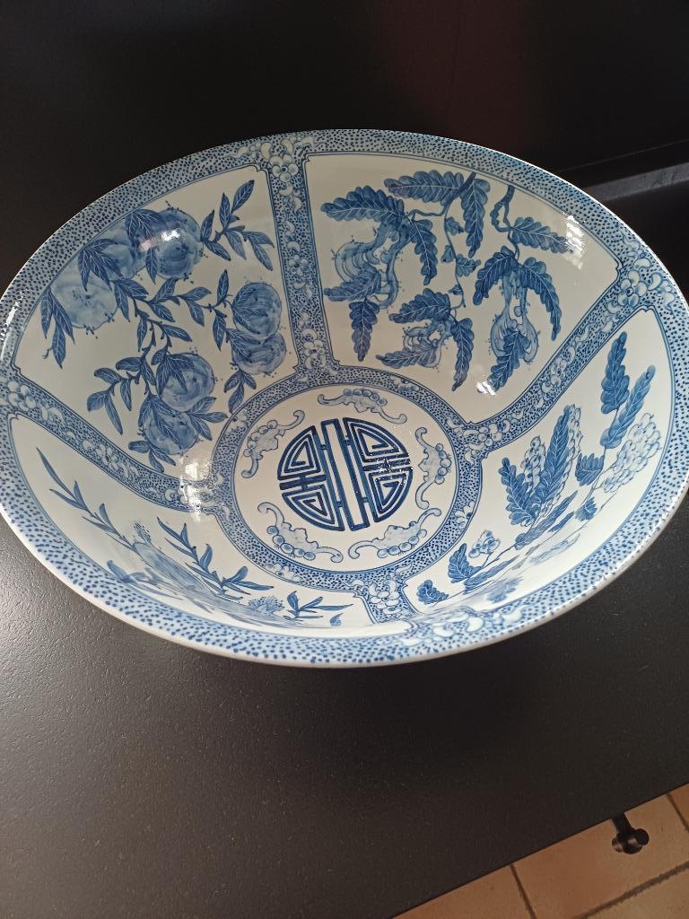 Zeer grote Chinese kom, Ophalen