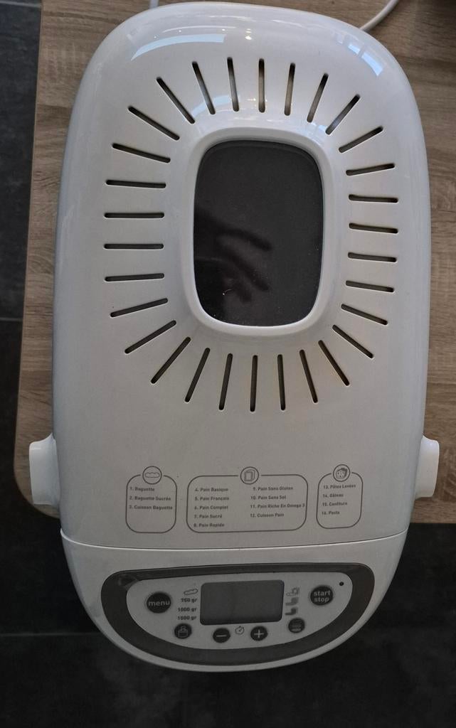 Moulinex Broodbakmachine, Avec minuteur, Enlèvement, Fenêtre transparente, 1200 à 1600 grammes de pâte