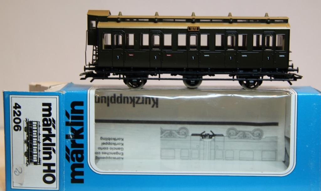 4206 Marklin HO - Comparimentwagen/Wagon compartiment KPEV O, Wisselstroom, Ophalen of Verzenden, Analoog, Märklin