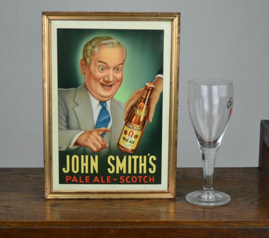 Panneau publicitaire cellulit John Smit's Pale Ale-Scotch, Enlèvement ou Envoi, Comme neuf, Panneau publicitaire