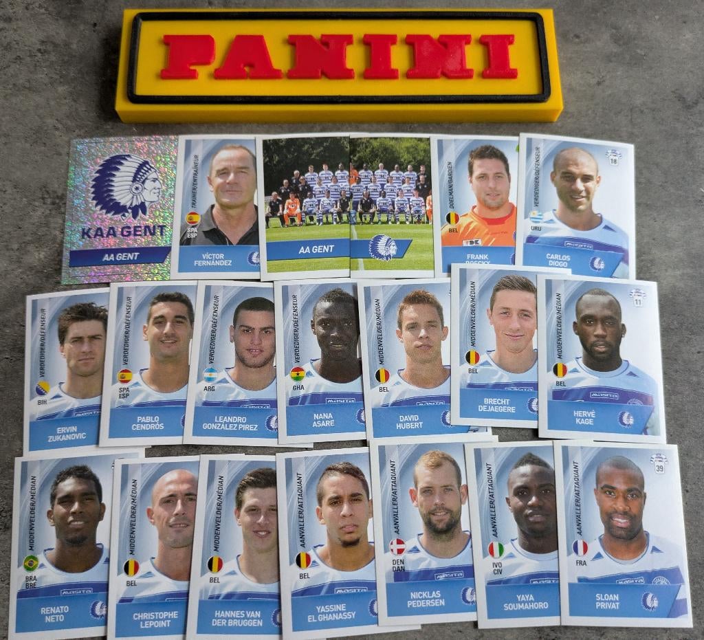 Panini FOOTBALL 2014 20 AUTOCOLLANTS AA GENT FOOTBALL, Enlèvement ou Envoi, Neuf