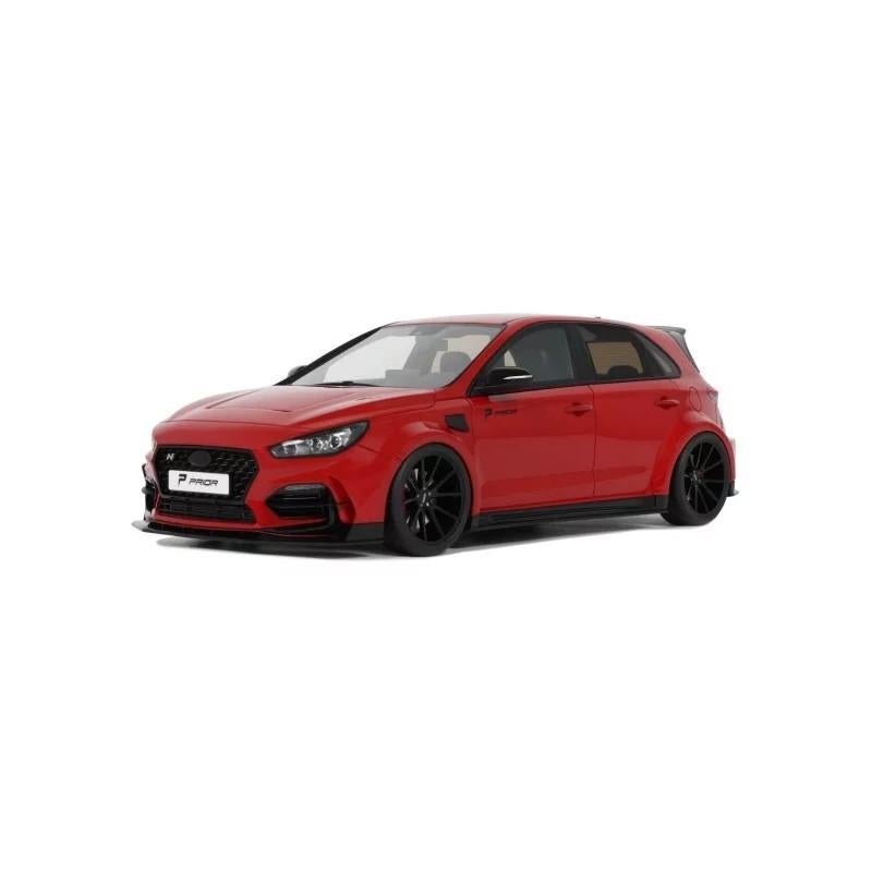 Moteur Hyundai I30 N Otto Prior Design rouge 2021 1/18, Enlèvement ou Envoi, Neuf, Voiture, OttOMobile