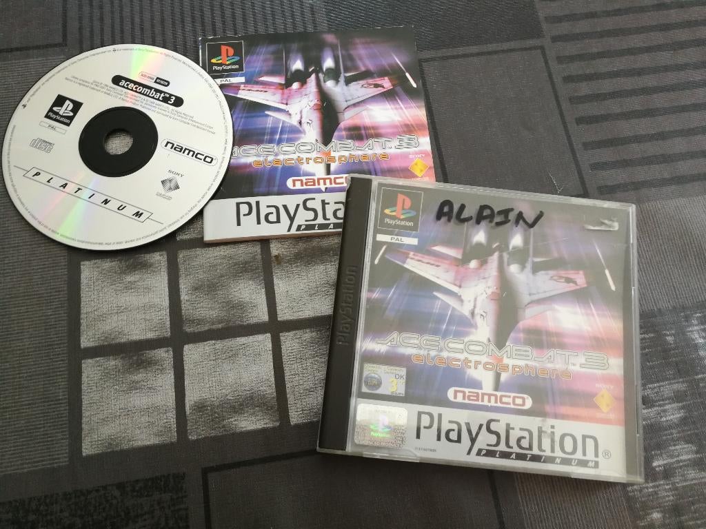 Play Station 1 Ace Combat 3, Consoles de jeu & Jeux vidéo, Jeux | Sony PlayStation 1, Enlèvement, Utilisé, Simulation