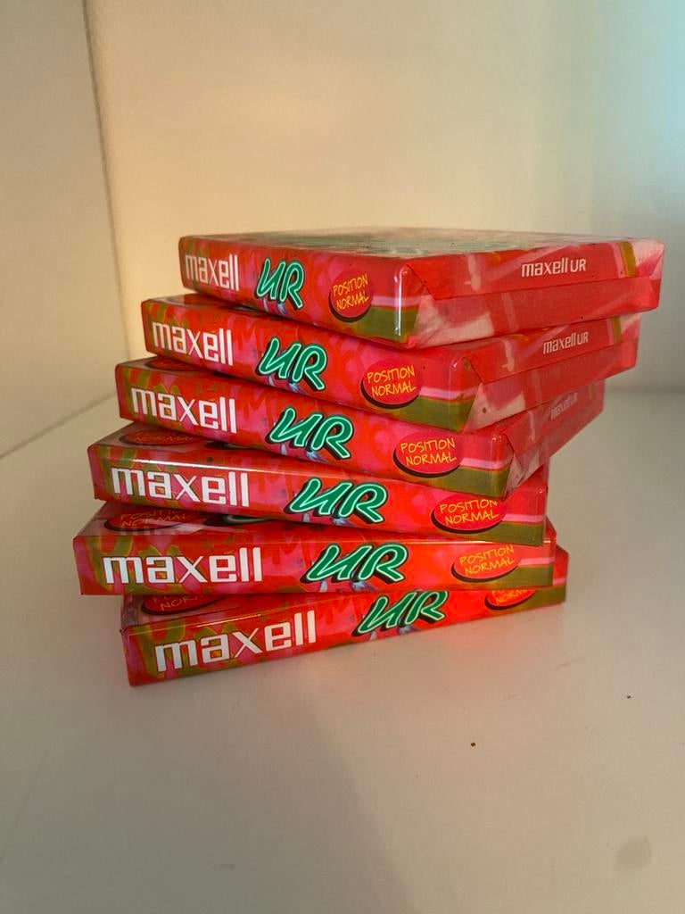 Maxell UR Original IEC Type 1 - 6 stucks, Envoi, Neuf, dans son emballage, 2 à 25 cassettes audio, Vierge