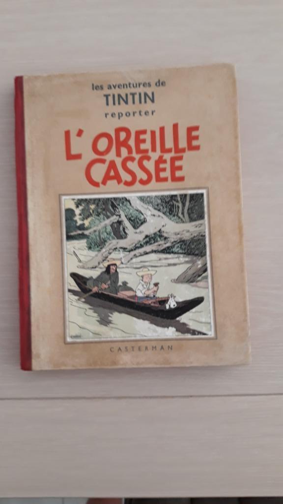 Tintin - L'Oreille Cassée - N&B - A2 1937 - EO, Boeken, Stripverhalen, Gelezen, Ophalen