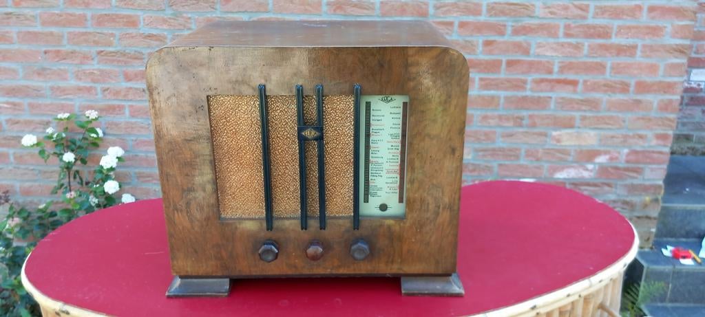 Oude radio Erga type 15 jaren 30, Antiek en Kunst, Ophalen of Verzenden