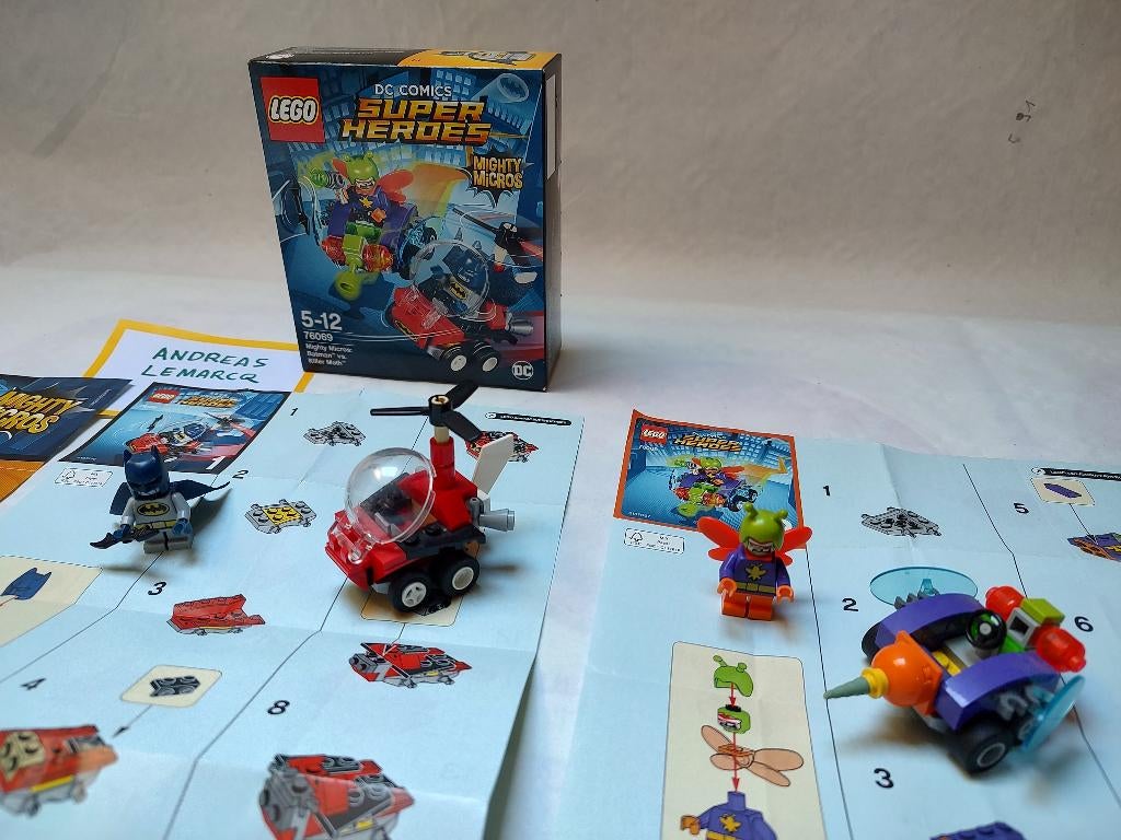 Lego 76069 Super Heroes Mighty Micros Batman vs. Killer Moth, Ophalen of Verzenden, Gebruikt, Complete set, Lego